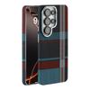 Funda de Carga Inalámbrica con Patrón de Fibra de Carbono y Kevlar para Negocios para Samsung S26 Ultra S25 S24 Ultra para MagSafe Cubierta Fina Anticaídas
