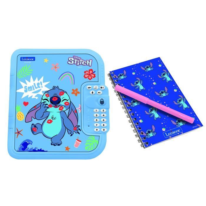Electronic diary with Stitch safe blu