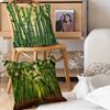 B-bamboo Forest Pillow Case Removable Washable Cushion Cover – All-Season Soft Linen