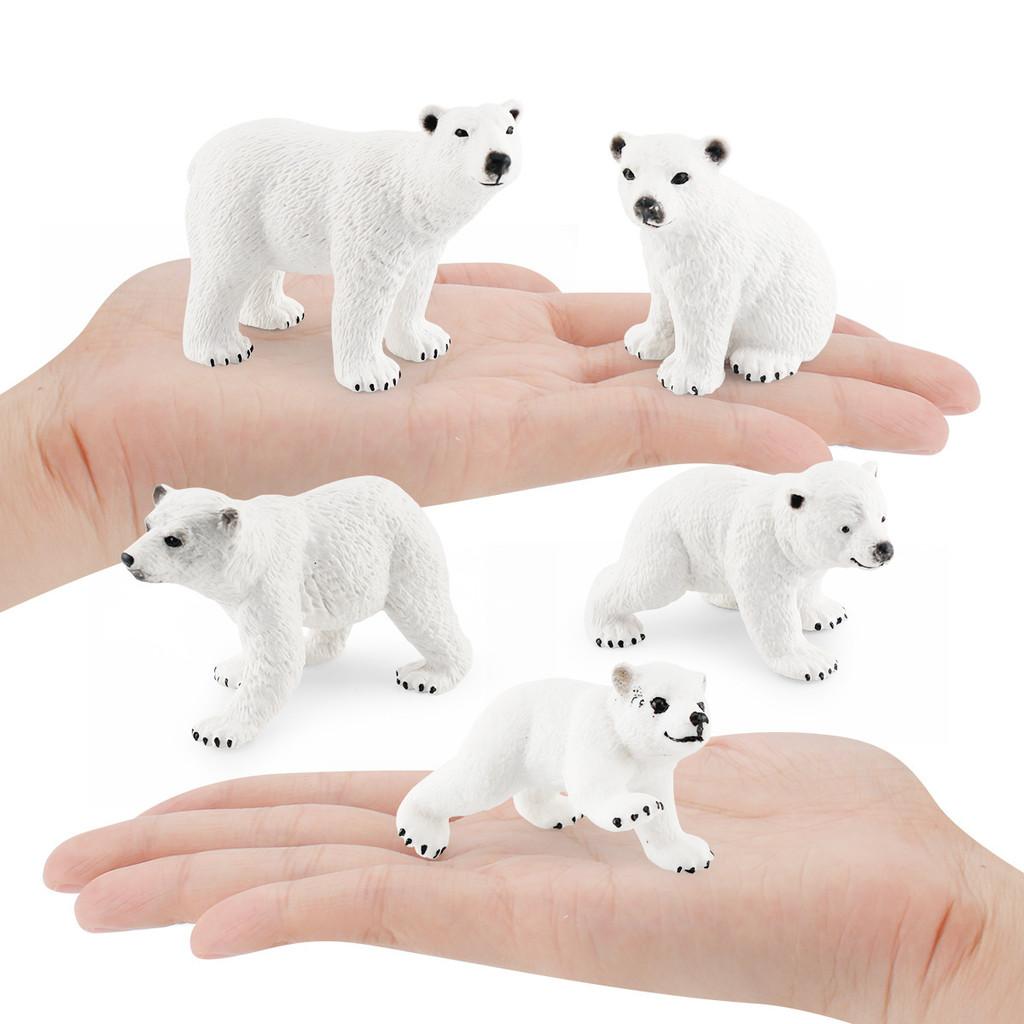 Arctic Pvc Detailed Polar Bear Model For Kids Imaginative Play And Learning