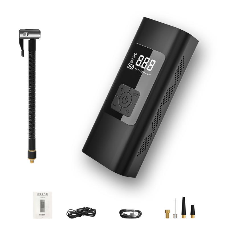 Воздушный насос Автомобильный беспроводной воздушный насос Портативный насос для шин Ручной насос для накачивания шин
