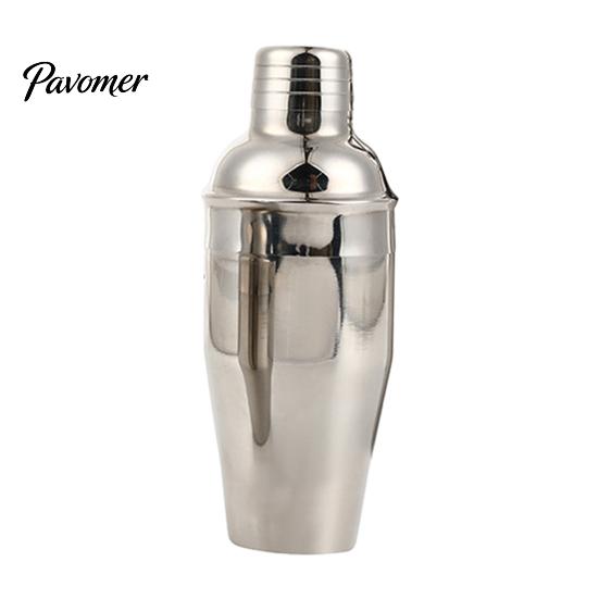 Home Bar Accessories Stainless Steel Cocktail Shaker Cup, Leak-Proof Martini Mirror Polished Three Piece Bartender Tool Easy Cleaning Mixer