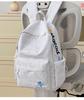 Schoolbag Milk Sweet Youth Vitality Letter Embroidered Backpack Female Junior High School Student School Bag Multi-compartment Casual Versatile 
