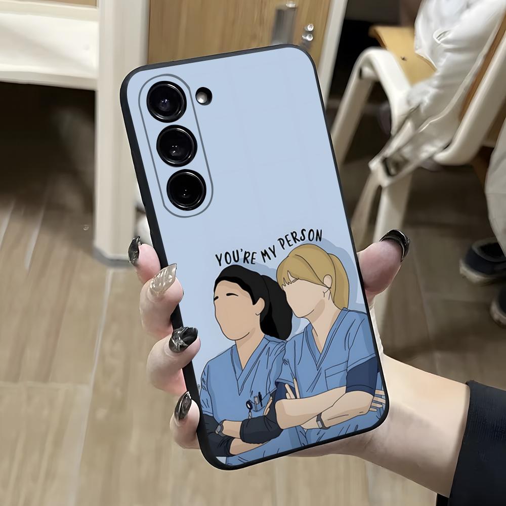 Hot TV Greys Anatomy Phone Case For Samsung S26 S25 S24 FE S23 S22 S21 Plus S20 Ultra Note20Ultra Black Soft Shell