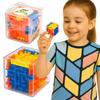 Gra Logiczna Mini Kostka Zręcznościowa Stymulująca Labirynt Kulkowy 3D Cube