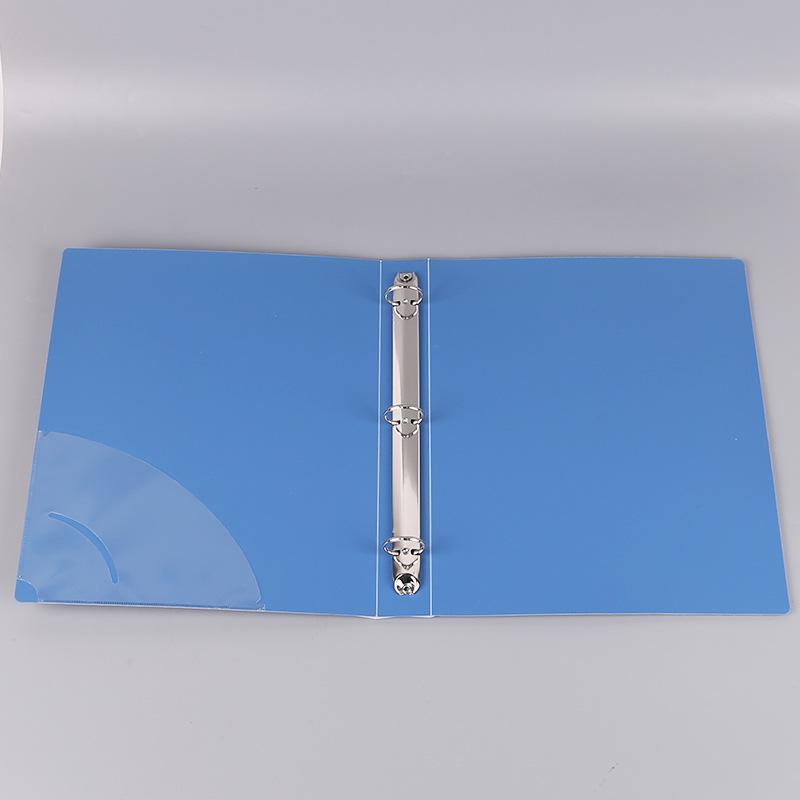 Clear A4 O-Ring Binder with Transparent Add-in Page Sleeves