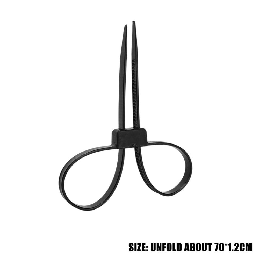 Self-Locking Nylon Cable Tie 12MMx700MM Double Buckle Cable Ties New Black White Home Rope