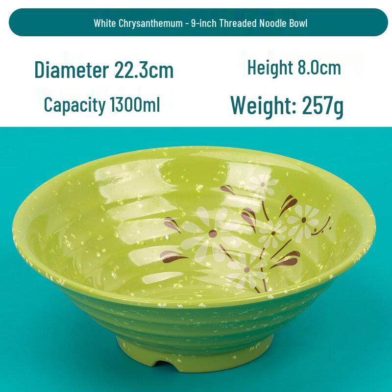 

Durable Melamine Noodle & Soup Bowl