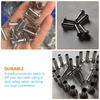 10Pcs Cable Railing Protector Sleeves Stainless Steel Corrosion Resistant for Deck Wire Rope Guard Replacement Parts