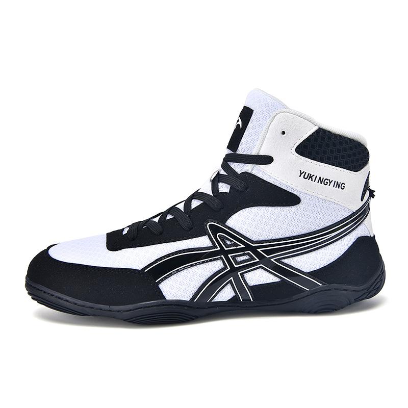 

Men Wrestling Shoes Lightweight Big Size White Man Professional Boxing Shoes Outdoor Male Flighting Training Sneakers 42
