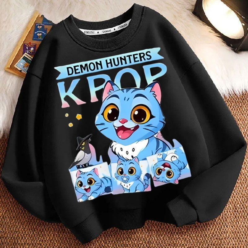 Children's Fashion Sweatshirts for Spring and Autumn, Long-sleeved Casual Sweatshirts for Boys and Girls