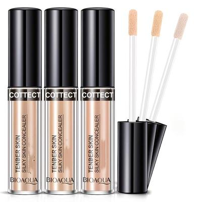 Seidiger und verjüngender flüssiger Concealer, Concealer-Isolierung, dreidimensionale Reparatur, flüssige Grundierung, nährende und feuchtigkeitsspendende Make-up-Grundierung