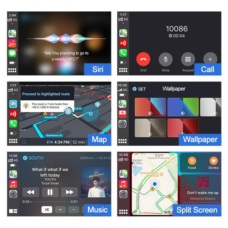 Android Auto CarPlay USB Module for Screen Projection
