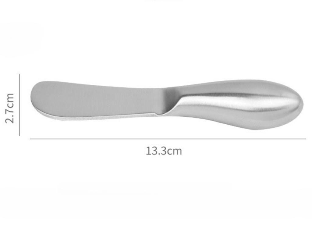 2/4pcs Stainless Steel Cheese and Butter Spreader Set, Deli Knife, Cheese Knife, Butter Knife Spreader, Suitable for Cheese, Jam, and Pastry Making