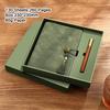 A5 Leather Buckle Business Notebook Gift Box, Student Subject Notes, Diary, Work Meeting Record Book, Travel Journal, Notepad, Lined Pages,