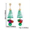 Star Women Christmas Tree Earrings Snowflake Holiday Earrings  Holiday Celebration