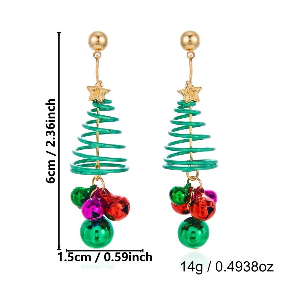 Star Women Christmas Tree Earrings Snowflake Holiday Earrings Holiday Celebration