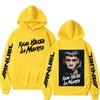 Rapper Anuel Pullover Real Hasta La Muerte Print Autumn Fleece Hoodie Regular Long Sleeve Clothes Fashion Streetwear Sportwear
