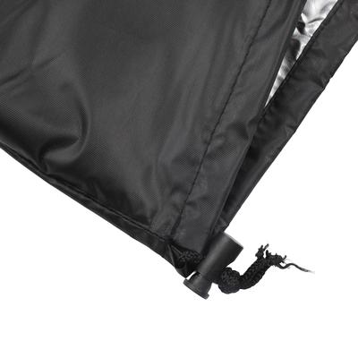 Chair Protect Cover Outdoor Chair Cover Outdoor Furniture Protection Black Swivel Chair Cover Adjustable Fixing Dust Cover