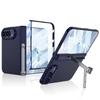 For iPhone Duo Case Magnetic Full Skin-Feel Cover with Side Kickstand Shockproof Protective Shell
