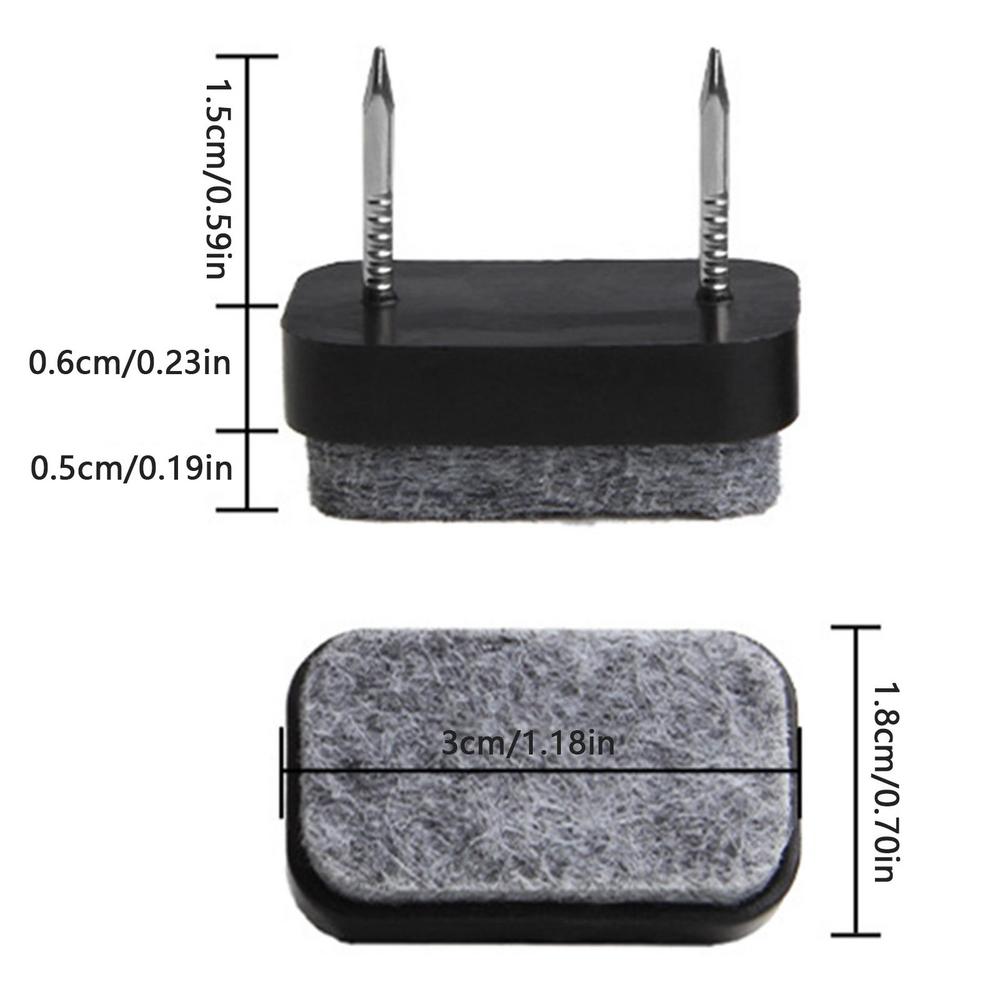 

20 шт. Глайд-накладка Набивная мебельная войлочная накладка Снижение шума Защита пола Для шкафа Дивана Дивана Кресла Ножки стола Ножки Аксессуары