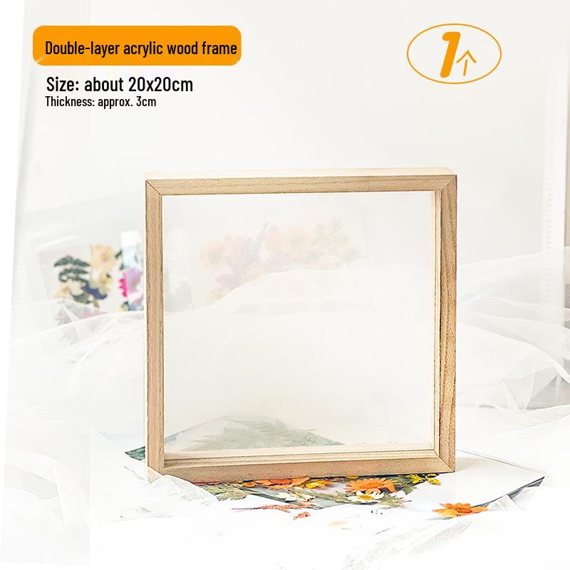 Handmade Pressed Flower Bookmark and Epoxy Sticker Pack with Real Leaf and Plant Specimens for DIY Face Makeup.