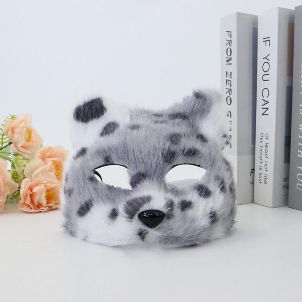 Cartoon Cat Plush Mask Realistic Masquerade Mask Simple Eye Mask Festival Atmosphere