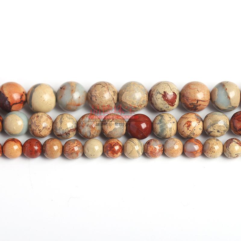 

Камень Шоушань Рассыпные бусины для DIY Ювелирных аксессуаров - Браслет и Круглые бусины Полуфабрикаты 6mm (approx. 60 beads)