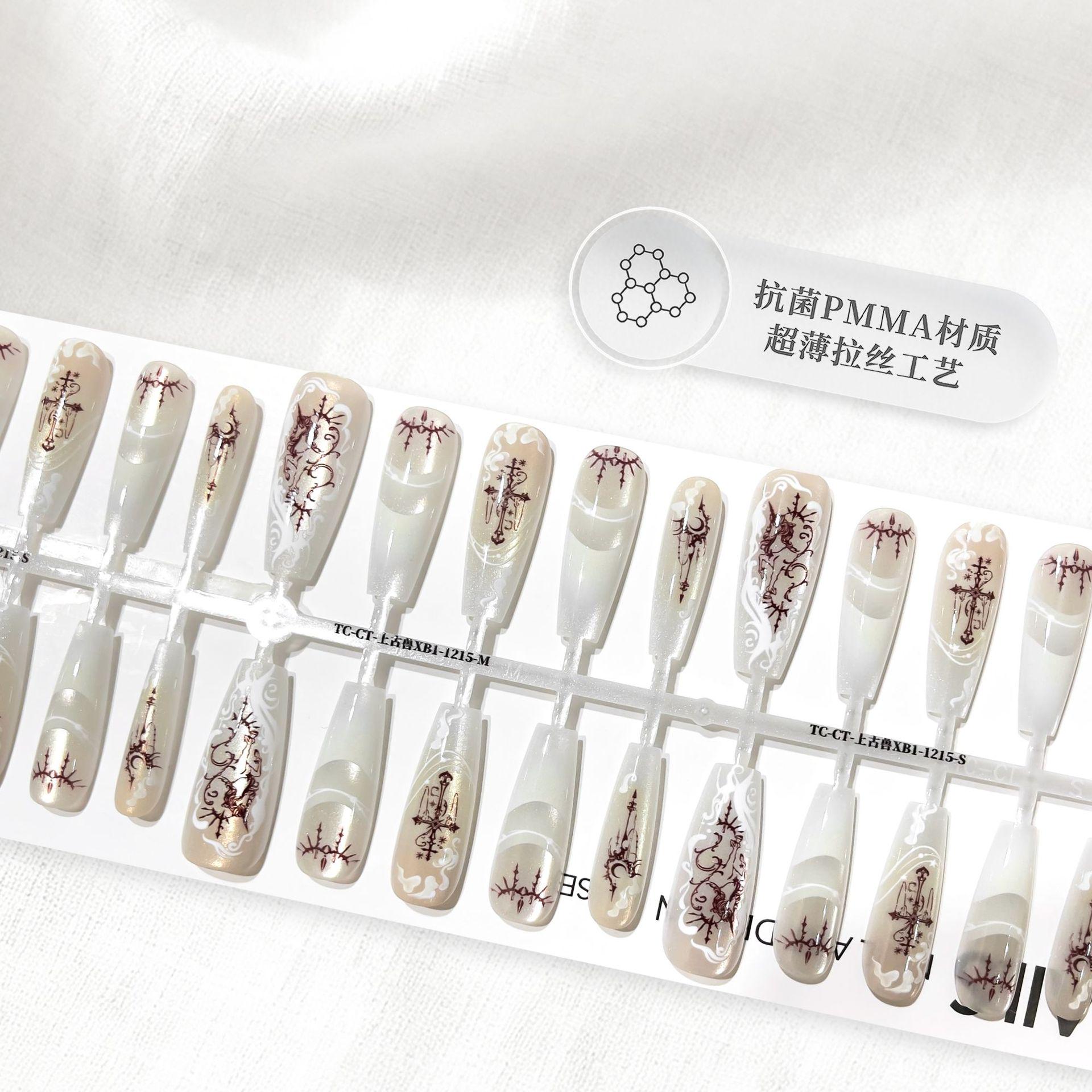 Gothic Gradient Smudge Press-On Nails