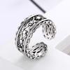 925 Sterling Silver Ring Open Adjustable Silver/Gold Ring Fashion Exquisite Student Girlfriend Jewelry Accessories Wedding Party