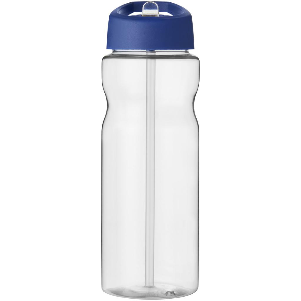 Sports bottle, 650 ml with spout lid H2O Active® "Base Tritan™" Clear Transparent