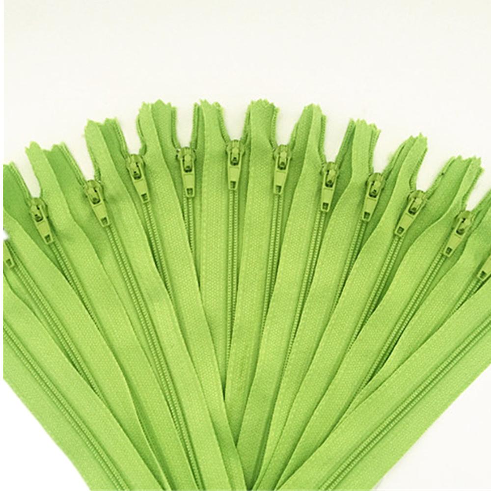 10pcs Nylon Coil Zipper 4"-24" (10 cm-60 cm) for Tailor Crafts, Sewing Clothes Zipper (20 Colors) Sewing Accessories