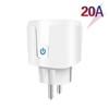 Aubess Smart Socket EU 16A/20A AC100-240V Wifi Smart Plug Power Outlet, Alexa Google Home Voice Control, For Tuya Smart Life APP