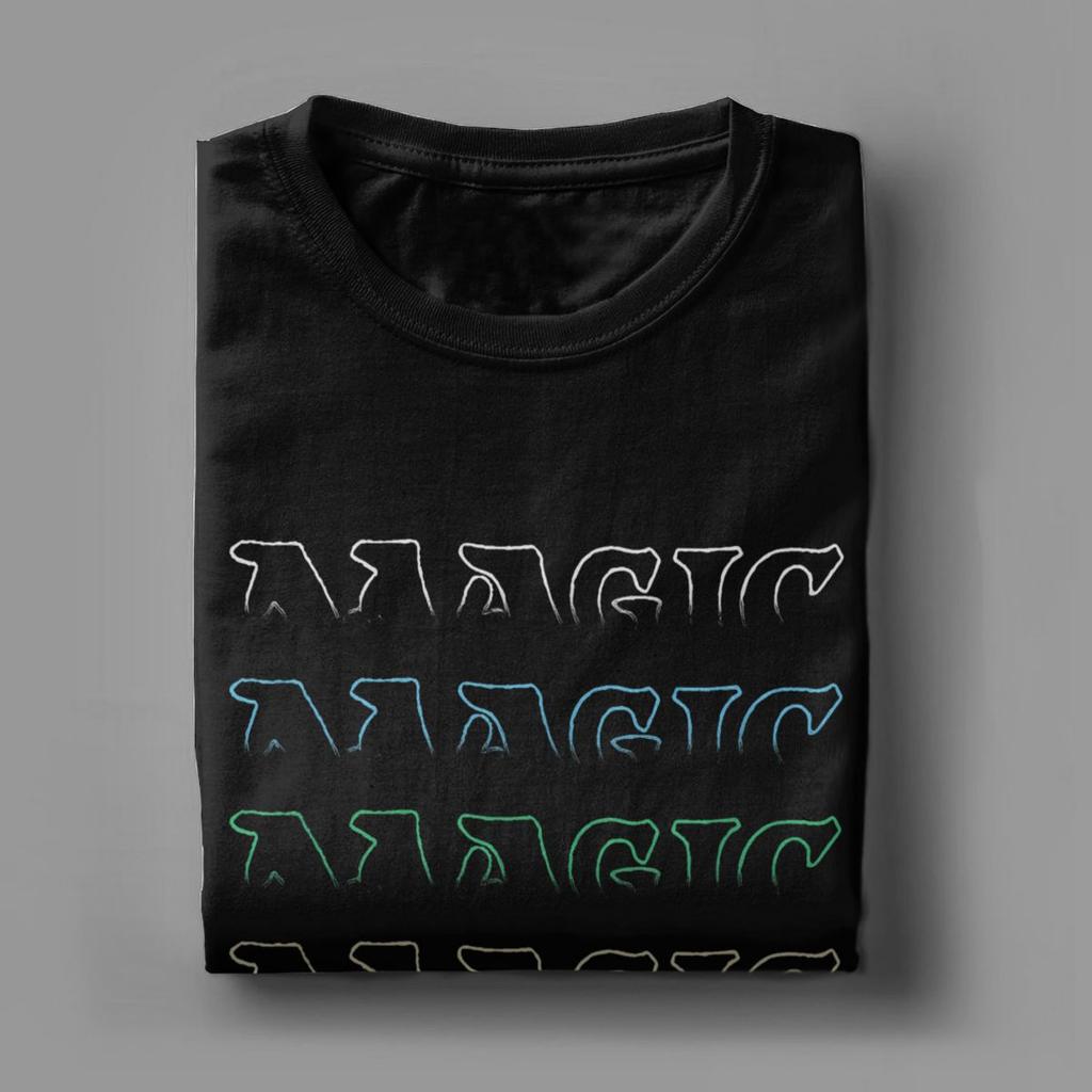 T-Shirts Men Round Collar Cotton T Shirts Repeat of Retro Logo Short Sleeve Tees Party Clothes