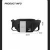 Portable Waterproof Men's Chest Bag Multi-functional Outdoor Sports Sling Bag Travel Shoulder Bag Waist Pack Crossbody
