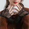 Elegant Lace Detachable Sleeve Cuffs Floral Detachable Fake Sleeve Elegant Sweet Sleeve Cuffs Clothes Accessories