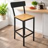 Hoker Dąb Taboret Do Kuchni 30X40X90 I Begryf