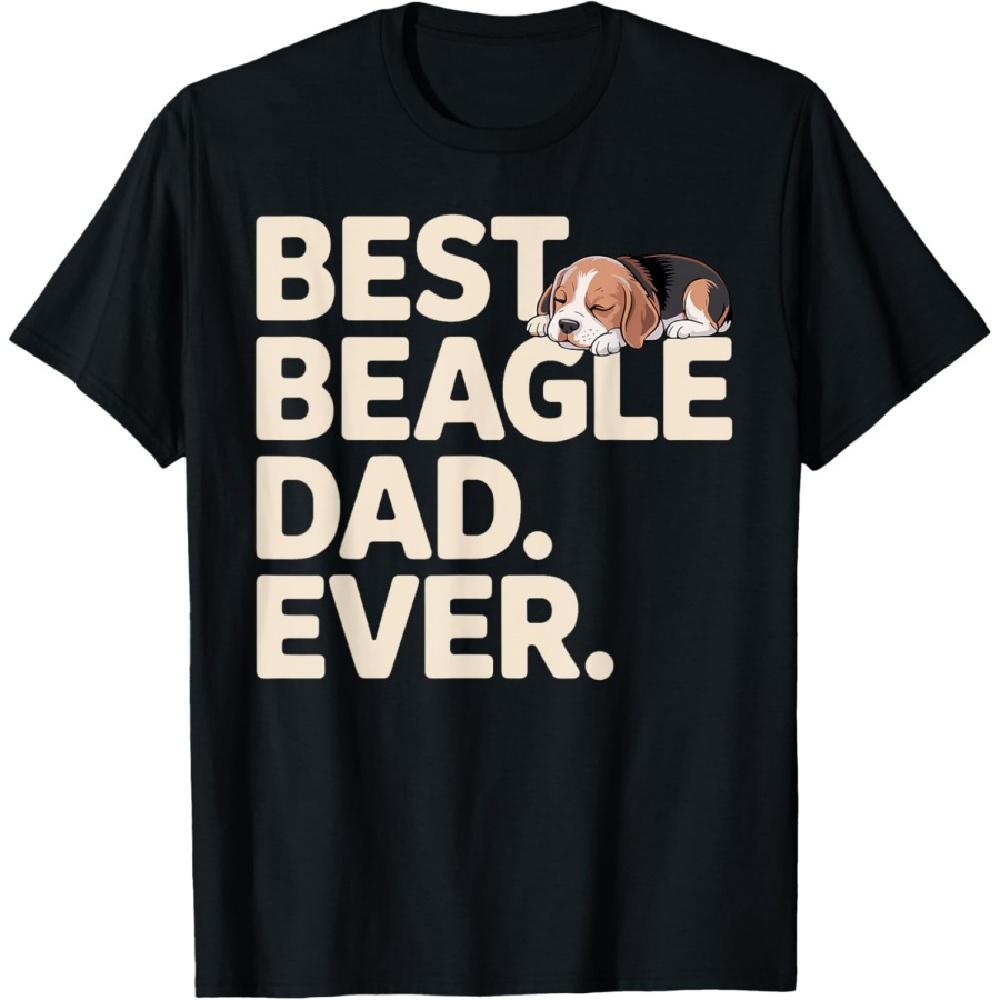 Best Beagle Art For Men Father Dad Beagle Dog Beagle Lover T-Shirt XXXXXL чёрный