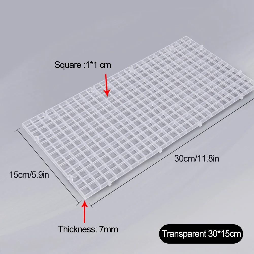 Filter Bottom Tray Plastic Plate Aquarium Divider Isolation Board Partition Fish Tank Separator for Mixed Breed