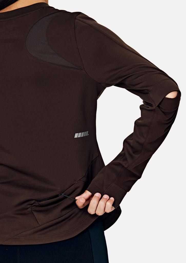 Collection Pacer Long Sleeve Women'S (Dark Brown)