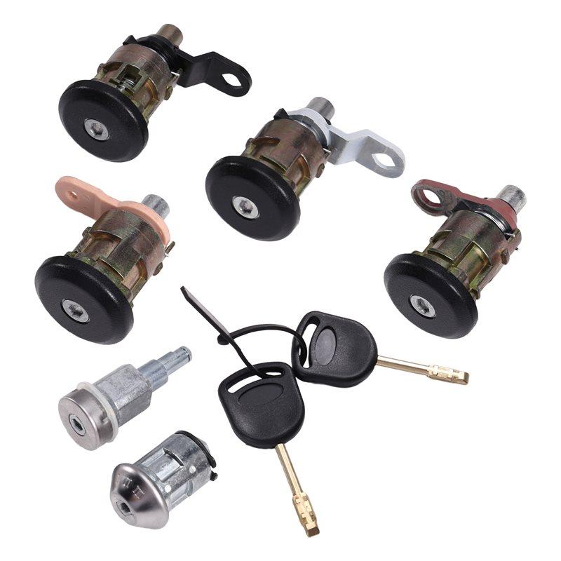 For Ford Transit MK5 1994-2000 Compatible 95VBB22050FG Car Ignition Switch Lock Cylinder Car Door Lock Cylinder