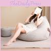 Seat Bean Large Bag Comfortable Lazy Sofa Chair Linen Lounger Couch Gift Tatami
