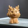 Chinese Yixing Purple Clay Tea Pet Lovely Zodiac Dragon Statue Ornaments Tea Figurine Handmade Sculpture Crafts Tea Set Decor