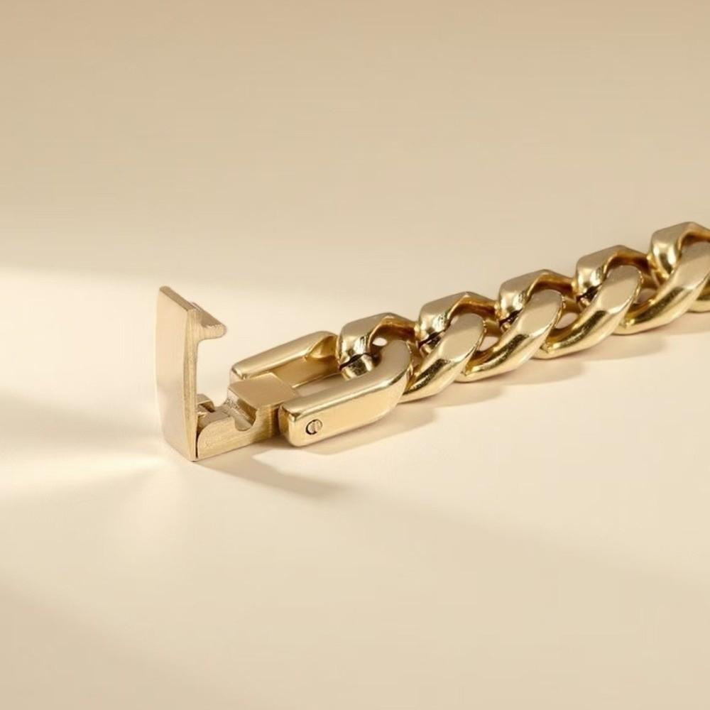 Elegant Cuban Chain Bracelets Stainless Steel Steel Link Bracelet Fashion Metal Hand Chains Gift
