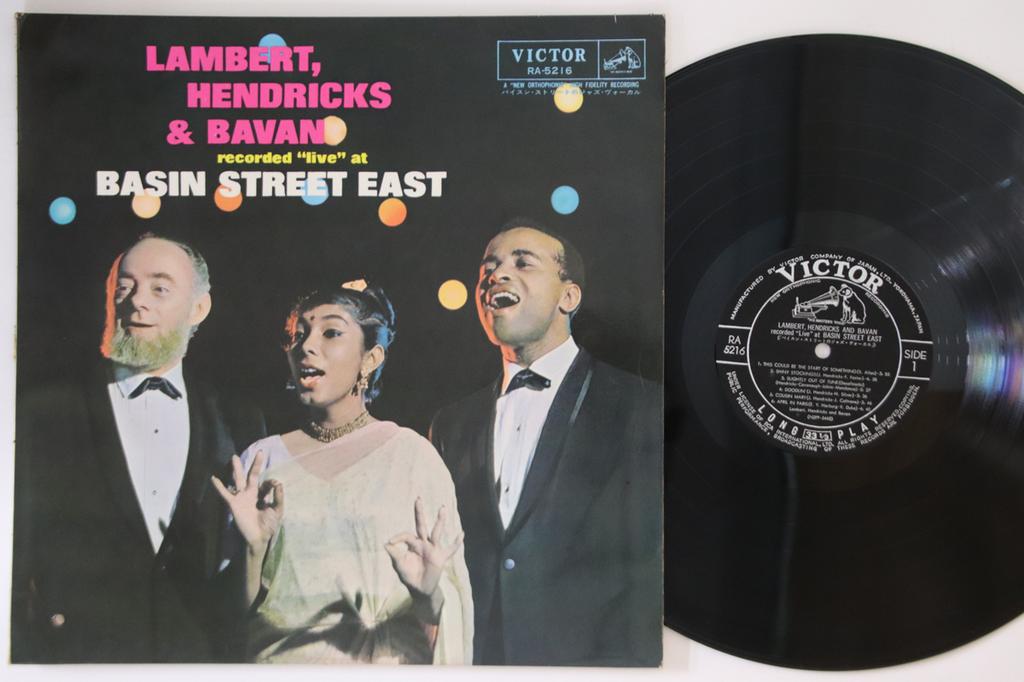 LP Record LAMBERT, HENDRICKS & BAVAN - Recorded Live At Basin Street East RA5216 VICTOR Japan Jazz Used