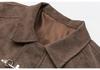 QIYOU 2026 Spring Retro Metal Buckle Jacket for Men & Couples - Trendy Design
