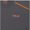 Rab Men S ShorT Sleeve T ShirT Graphene Qbl 05