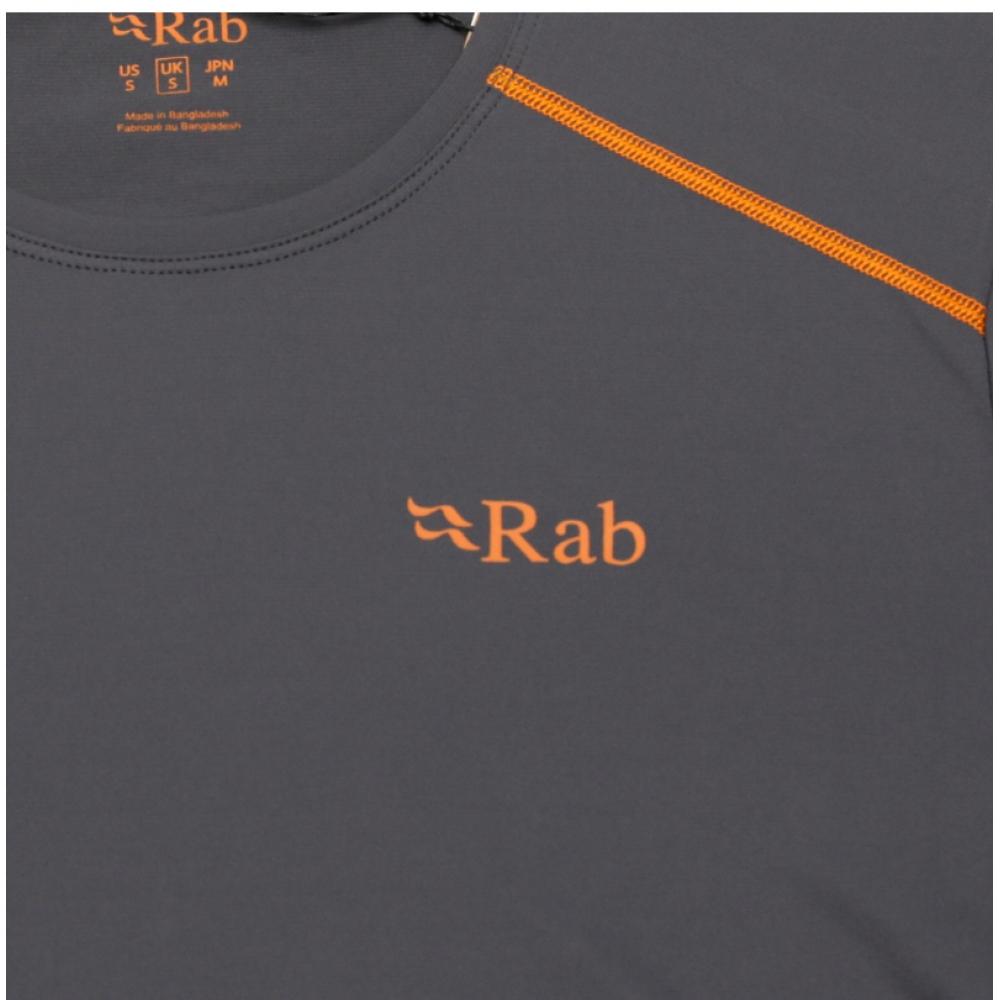 Rab Men S ShorT Sleeve T ShirT Graphene Qbl 05