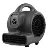 Vloerblazer XPOWER P-80A Mighty Air Mover met Stopcontacten, Tapijtdroger, Vloerdroger 3 snelheidsinstellingen, 4-hoek droogposities