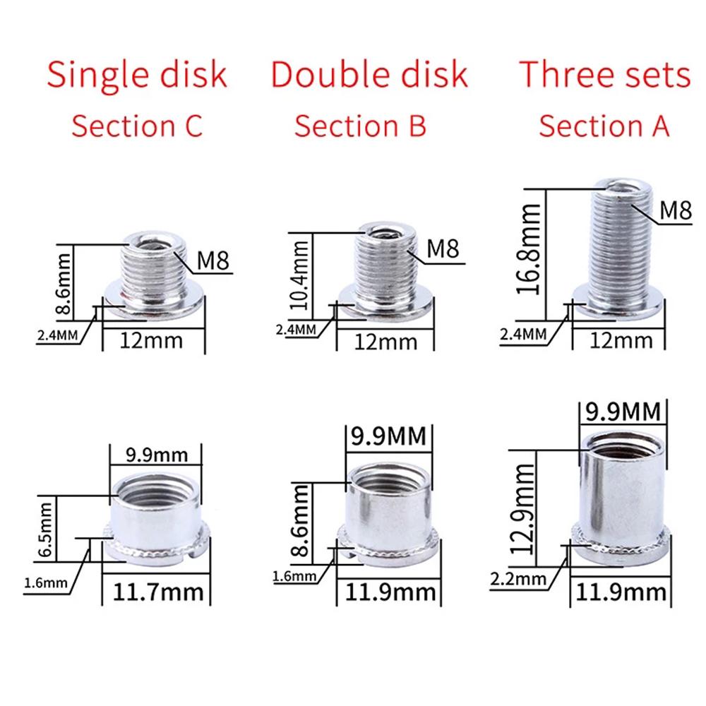Chainring Crank Nuts Bicycle Accessories Disc Plate Nail Crankset Bolts Screws Dental Disc Nail